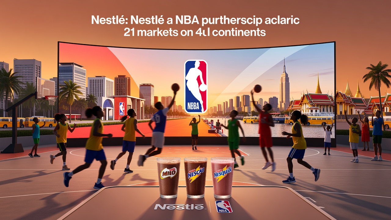 Nestlé e NBA Fecham Maior Parceria Global de Marcas da Empresa