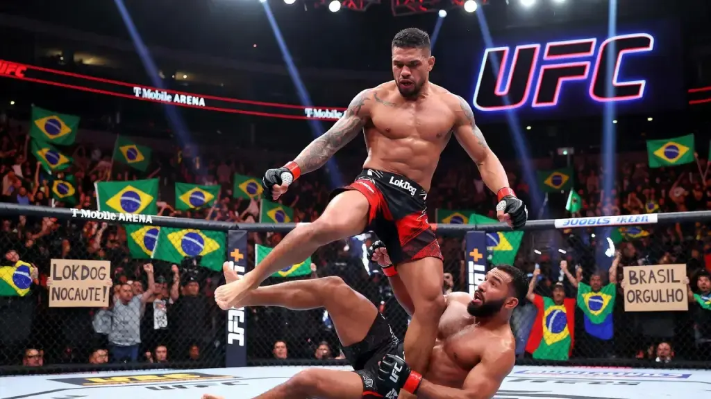 Vinicius LokDog Consolida Trajetória no UFC com Nocaute Marcante